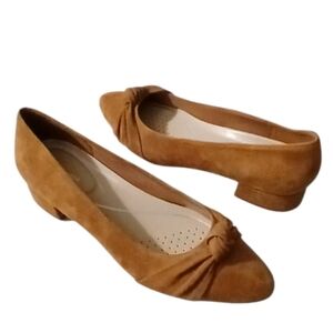 Easy Spirit | Eflex Caster Slip-on Block Heel Dress Flats Size 9M